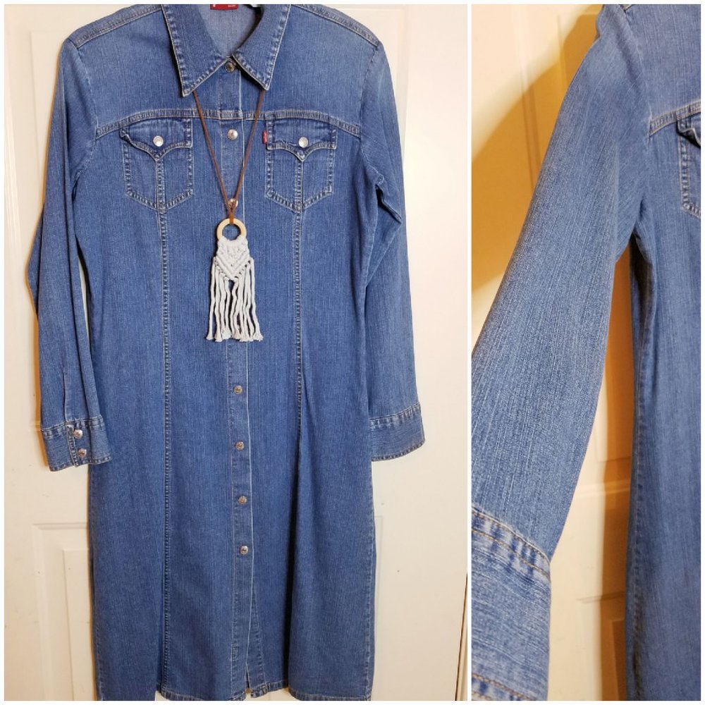 Denim dress/duster